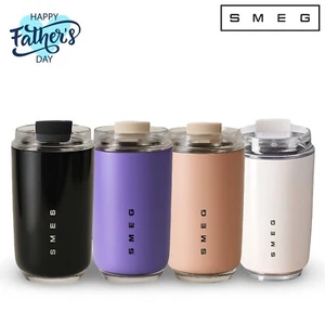 Smeg Coffee Mug Stainless Steel Travel Water Bottle Insulated Cup 8 Colors 240ml - Picture 1 of 22