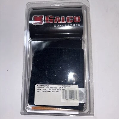 Galco Ambidextrous Boot Extender Ankle Glove Lite Band 1-5" Black/Brown NEW - Image 1 of 4