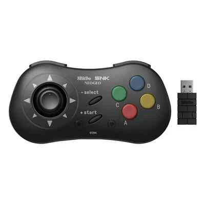 8Bitdo NEOGEO Wireless Controller for Windows Android NEOGEO Mini Black JP New - Image 1 of 4