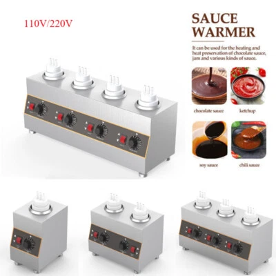 110V/220V Commercial Electric Hot Chocolate Sauce Warmer Cheese Jam Melt Maker - Image 1 of 4
