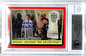 2018 Star Wars Archives CAROLINE BLAKISTON "Mon Mothma" Signed Card BAS Slab - Picture 1 of 3