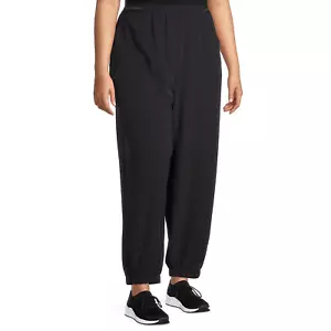 Sports Illustrated Jogger Pant Women's 2XL Black Stretch Fabric Moisture Wicking - Picture 1 of 8