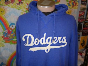 Los Angeles Dodgers Cooperstown Collection Throwback Hoodie Sweatshirt Adult L - Picture 1 of 9