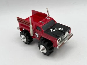 Vintage 1981 LJN Toys Rough Riders 4x4 Black & Red Truck Stomper - Lights & Runs - Picture 1 of 20