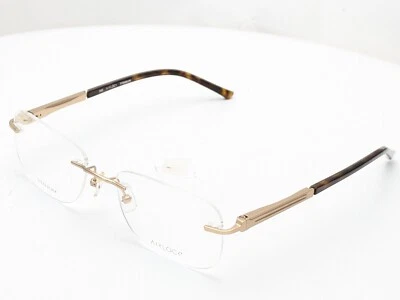 Gafas Airlock Prestige 203 713 rectangulares bronce sin montura para hombre 53 mm Foto 1 de 4