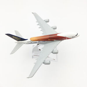 1/400 A380 Singapore Airlines SG50 livrée avion de ligne civil modèle collection