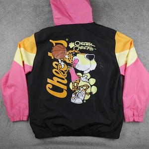 Chaqueta cortavientos con capucha Cheetos para hombre XL bloque de color Chester Cheetah baloncesto - Imagen 1 de 10