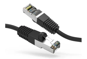 Cat5E 350MHz shielded STP patch cable 1ft 2ft 3ft 5ft 6ft 7ft 10ft Lot of 1,5,10 - Picture 1 of 20