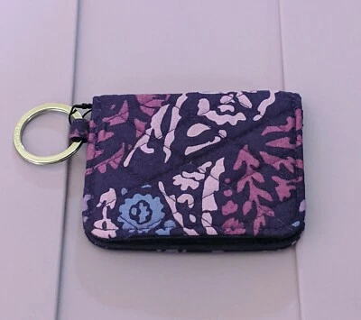 Vera Bradley Paisley Amethyst Campus Double ID Purple V-16 NEW - Image 1 of 3