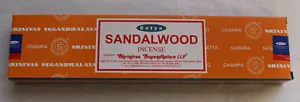 Satya SANDALWOOD Incense Sticks: 40 gram box (FREE SHIPPING) - Picture 1 of 1