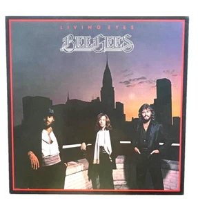 1981 BEE GEES 12 X 12 Inch Living Eyes Promo Poster/ Flat - Original - Picture 1 of 1
