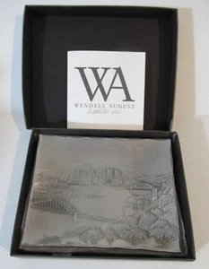 Wendell August Forge Pittsburgh Skyline Tray Plate Handmade Forged USA - Picture 1 of 8