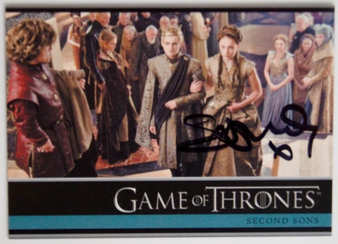 SOPHIE TURNER SANSA STARK SIGNED TRADING CARD JSA CERTIFIED GAME OF THRONES AUTO Cover