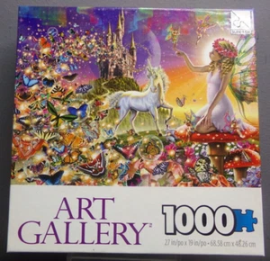 SURE-LOX 1000 PIECE JIGSAW PUZZLE- ART GALLERY FAIRY LAND - Picture 1 of 2