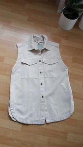 H&M Weste Longweste Trend Oversize Weste Organic Cotton Gr M Neu Ausverkauft - Bild 1 von 8