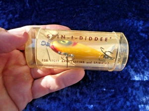 SEÑUELO DE PESCA VINTAGE SOUTH BEND SPIN I DIDDEE ¡COMO NUEVO EN CAJA! - Imagen 1 de 6