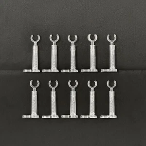 SnapLock Neon Sign Tube Support, Set of 10, Clear 10mm, New, FREE Shipping - Picture 1 of 5