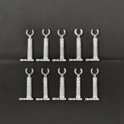 SnapLock Supporto Tubo Insegna Neon, Set di 10, Trasparente 10mm, Nuovo, Spedizione GRATUITA - Immagine 1 di 4