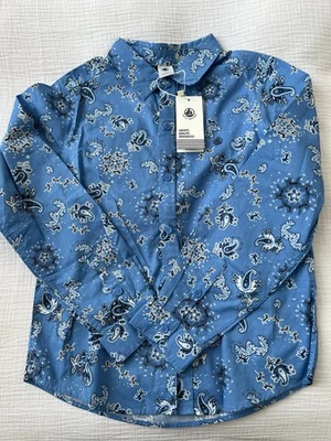 Camisa de vestir Petit Bateau para niños nueva, talla 10 Foto 1 de 4