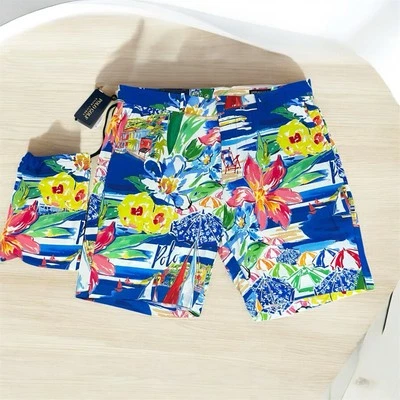 Polo Ralph Lauren Men 9" Floral Riviera Graphic Golf Plus Swim Trunk Shorts 36 - Image 1 of 4