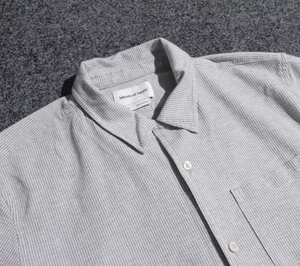 Ministry of Supply Shirt Mens Medium Hybrid Seersucker Short Sleeve CoolMax - Picture 1 of 9