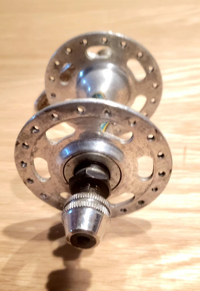 Vintage Shimano 600 High Flange Front Hub 36h Phone Dial Touring Arabesque - Image 1 of 4