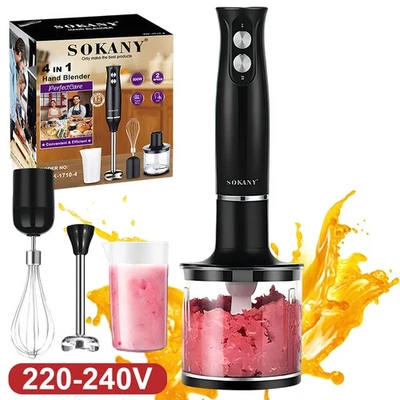 Stabmixer Multifunktional Elektrische Handmixer Blender Lebensmittelzerkleinerer - Bild 1 von 4