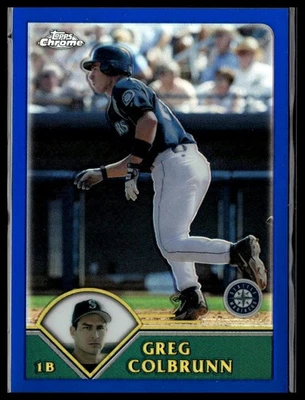 2003 Topps Traded & Rookies #T77 Greg Colbrunn Chrome Refractors - Image 1 of 2