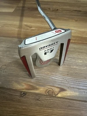 Odyssey F7 2 Ball Golf Putter Right Handed True Temper Steel Shaft Usable Grip - Image 1 of 4