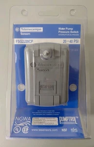 Telemecanique Pumptrol Water Pump Pressure Switch 20 40 PSI (FSG2J20CP) - Picture 1 of 3