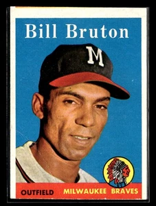 1958 Topps #355 Bill Bruton - Set Break! EX/EX+,(MC) - Picture 1 of 2