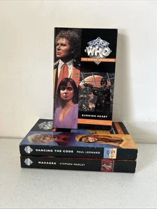Doctor Who: Vintage 1990’s PB Books - Burning Heat - Managra - Dancing The Code - Picture 1 of 6