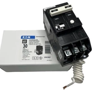 MARTELLO TAGLIERINO EATON BRN230GF 30A 2 POLI GFCI DEMOLITORE NUOVO IN SCATOLA - Foto 1 di 1