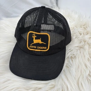 VINTAGE JOHN DEERE SNAPBACK TRUCKER PATCH Full Mesh FARM WEAR CAP/HAT - Picture 1 of 7