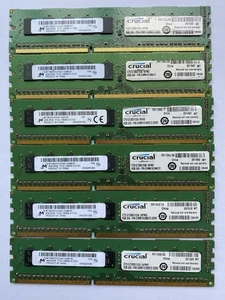6 X 4GB  PC3L-10600  1333MHz DDR3 ECC Unbuffered Memory RAM UDIMM - Picture 1 of 1