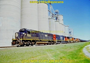 ORIGINAL SLIDE ILLINOIS CENTRAL RR SD70 1010 ARCOLA IL 2024 - Picture 1 of 1