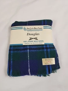 Ingles Buchan Douglas Plaid Scarf Scotland Made 100% new wool NWT - Picture 1 of 4