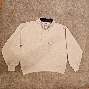 Vintage Rare 90s Russell Athletic Drawstring Mock Neck Sweatshirt Adult Large - Bild 1 von 11
