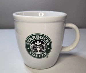 Taza de café clásica Starbucks 2006 taza blanca con el logotipo de sirena verde usada - Imagen 1 de 7