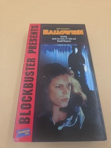 \Halloween VHS 1995 Blockbuster Presents John Carpenter Horror Classic Michael - Picture 1 of 3