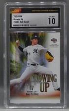 2021 BBM Growing Up #GU02 ROKI SASAKI CSG 10 Japan BASEBALL trading card holo !!