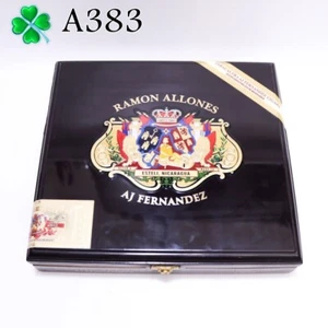 Ramon Allones | Caja de cigarros de madera AJ Fernández Churchill 9" x 8,25" x 2" A383 - Imagen 1 de 9