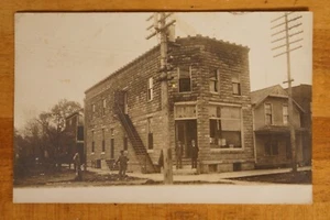 Shellrock Telephone Exchange Nora Spring IA 1908 Real Photo Postcard - Picture 1 of 2