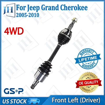 Eje CV conductor delantero izquierdo original para Jeep Commander Grand Cherokee 2006-10 4x4 Foto 1 de 4