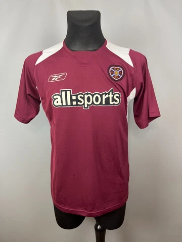 HEART OF MIDLOTHIA 2004 2005 HOME SHIRT FOOTBALL SOCCER JERSEY REEBOK SIZE M Cover