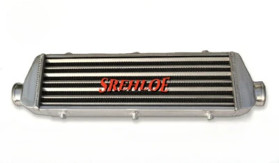 Intercooler universal 24"X7"X2.7" montaje frontal aluminio tubo y aleta 2.2" entrada/salida Foto 1 de 4
