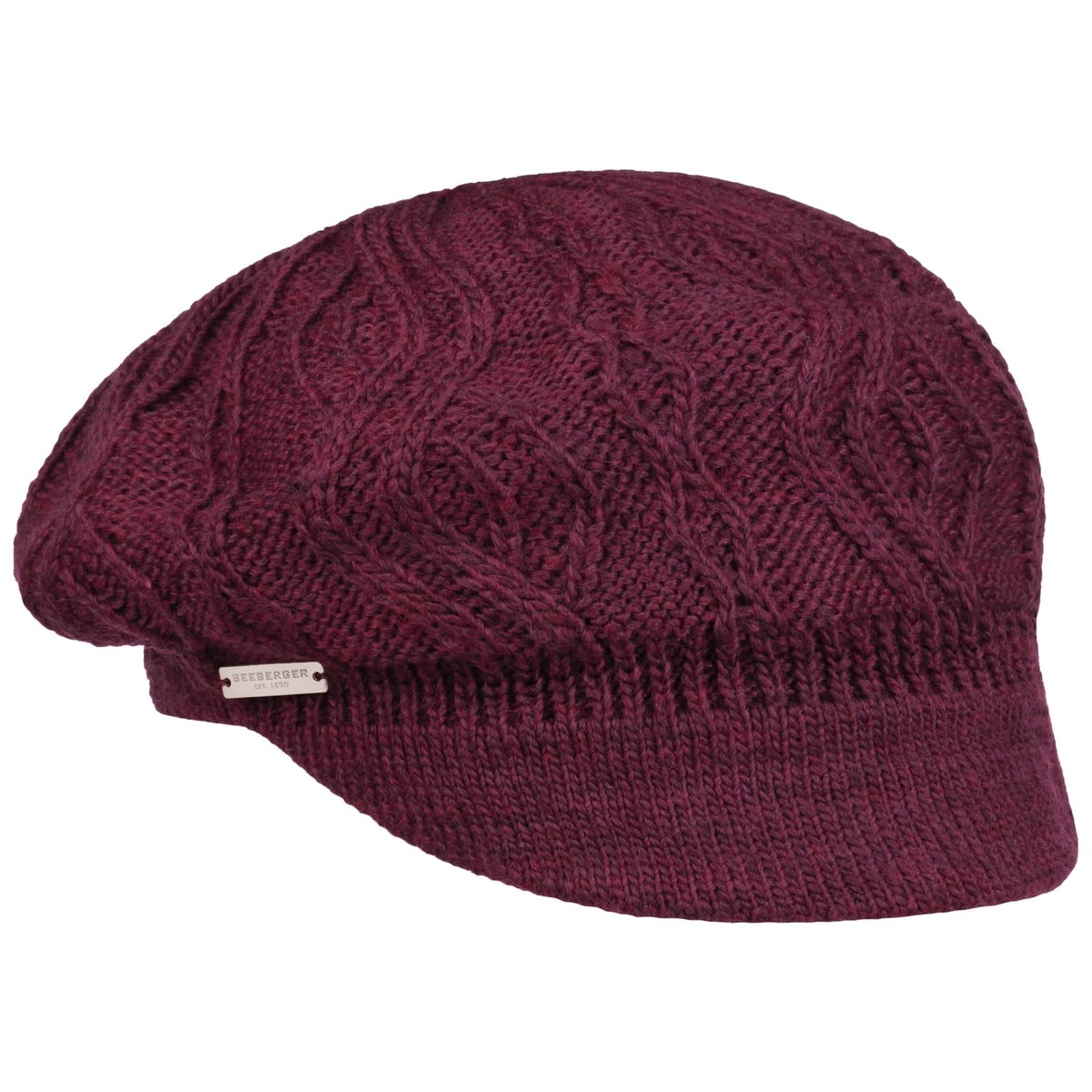 Damen & Herren Baskenmütze Im Vintage Style - Karierte Newsboy Cap Mit 8-Eck Form - Dehnbarer Gummizug Für Perfekte Passform