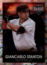 2014 Panini Black Friday Cracked Ice #19 Giancarlo Stanton BB  - NM-MT
