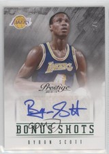 2013-14 Panini Prestige Bonus Shots Auto Green /5 Byron Scott #26 Auto