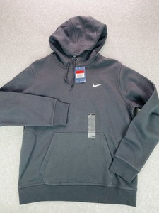 nike club fleece moletom com capuz white
